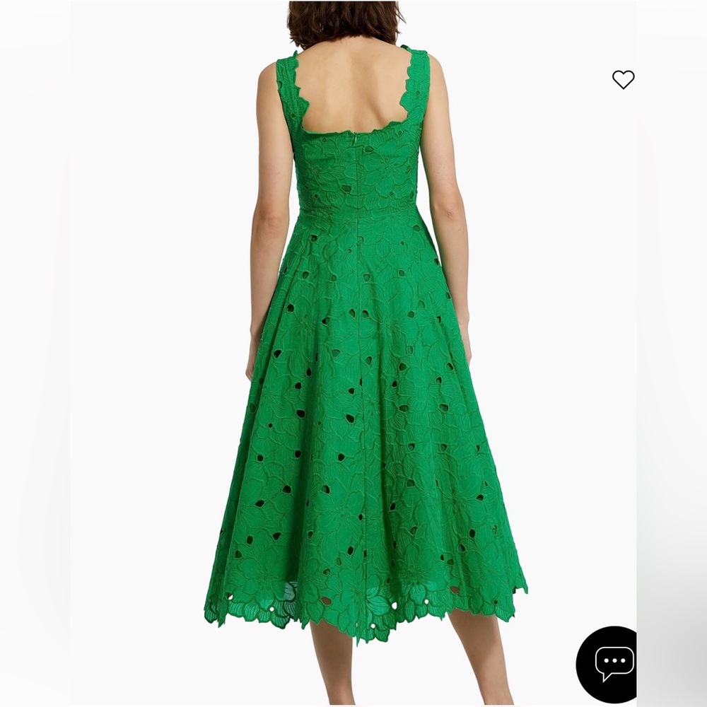 ⭐️NWT Mac Duggal Embroidered Floral Midi Dress⭐️ - Picture 3 of 10